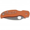 Nóż składany Spyderco Sage 5 Burnt Orange G10, Satin CPM REX 121 (C123GBORP)