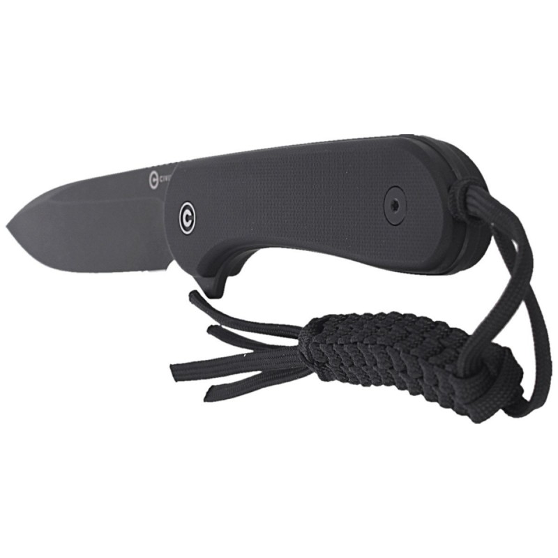 Nóż Civivi Elementum Fixed Tactical Black G10, Black Stonewashed D2 (C2105A)