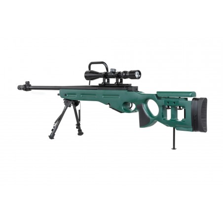 Karabin snajperski ASG Snow Wolf SW-98 z lunetą i dwójnogiem