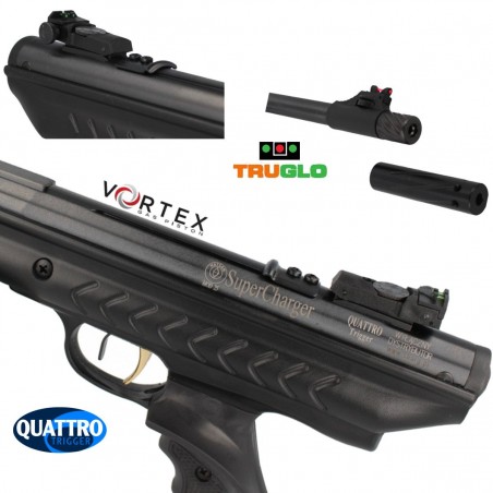 Pistolet wiatrówka Hatsan SuperCharger Vortex 5.5 mm, sprężyna gazowa Pistolet wiatrówka Hatsan SuperCharger Vortex 5.5 mm, sprężyna gazowa