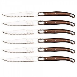 Nóż Laguiole do steków z stali nierdzewnej 6 sztuk w...