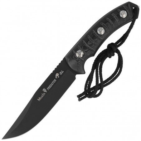 Nóż Muela Predator-14N Black Micarta, Black PTFE X50CrMoV15 Nóż Muela Predator-14N Black Micarta, Black PTFE X50CrMoV15