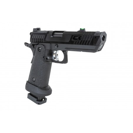 Pistolet ASG SRC Dark Viper DUAL POWER z walizką transportową i magazynkiem CO2 Czarny Pistolet ASG SRC Dark Viper DUAL POWER z walizką transportową i magazynkiem CO2 Czarny