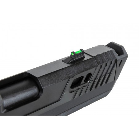 Pistolet ASG SRC Dark Viper DUAL POWER z walizką transportową i magazynkiem CO2 Czarny Pistolet ASG SRC Dark Viper DUAL POWER z walizką transportową i magazynkiem CO2 Czarny