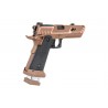 Pistolet ASG SRC Sahara Viper DUAL POWER z walizką transportową i magazynkiem CO2 Flat Dark Earth