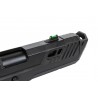 Pistolet ASG SRC Dark Viper DUAL POWER z magazynkiem green gas Czarny
