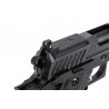 Pistolet ASG SRC Dark Viper DUAL POWER z walizką transportową i magazynkiem green gas Czarny