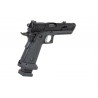 Pistolet ASG SRC Dark Viper DUAL POWER z walizką transportową i magazynkiem green gas Czarny
