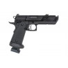 Pistolet ASG SRC Dark Viper DUAL POWER z magazynkiem CO2 Czarny