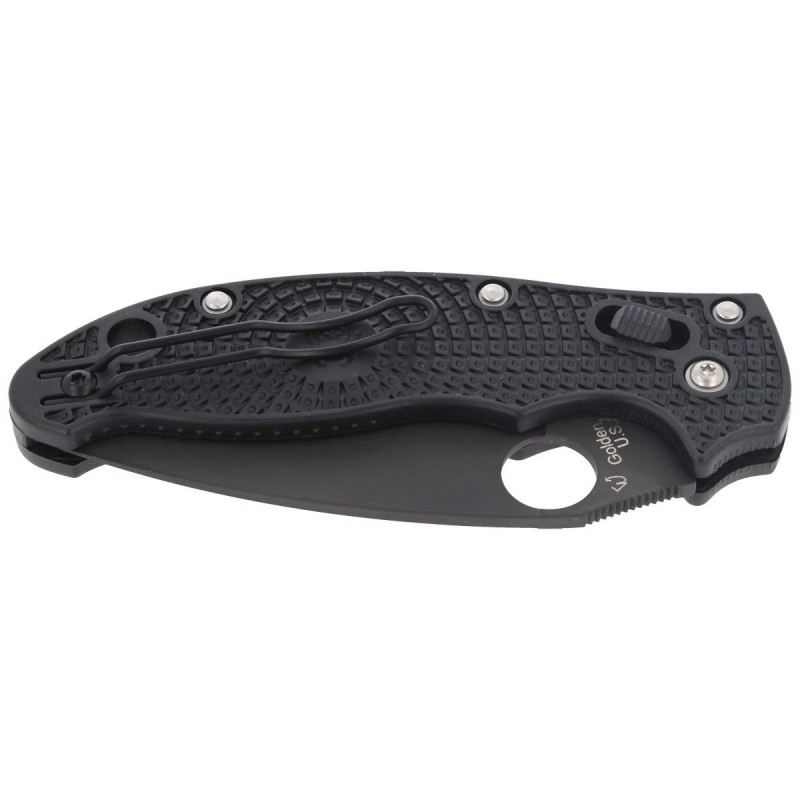 Nóż Spyderco Manix 2 Lightweight Black Blade Plain (C101PBBK2)