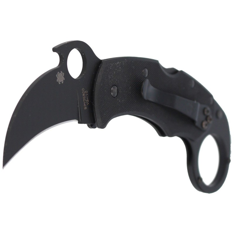 Nóż składany Spyderco Karambit Karahawk G-10 All Black (C170GBBKP)