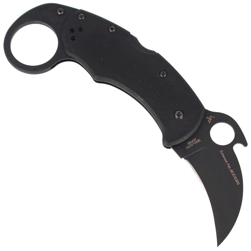 Nóż składany Spyderco Karambit Karahawk G-10 All Black (C170GBBKP)