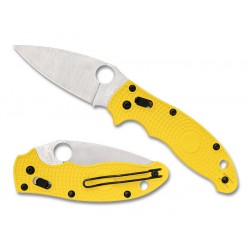 Nóż składany Spyderco Manix 2 Salt Yellow FRN, Satin MagnaCut by Eric Glesser (C101PYL2)