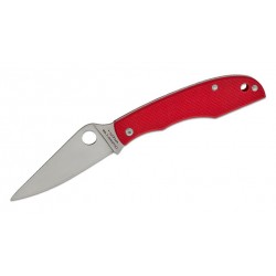 Nóż składany Spyderco Grasshopper Red G10, Satin 12C27 (C138GRDP)