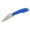 Nóż składany Spyderco Grasshopper Blue G10, Satin 12C27 (C138GBLP)