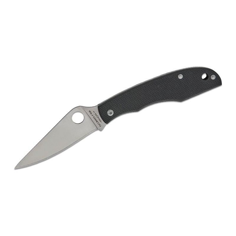 Nóż składany Spyderco Grasshopper Black G10, Satin 12C27 (C138GBKP)