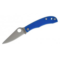 Nóż składany Spyderco Honeybee Blue G10, Satin 12C27 (C137GBLP)