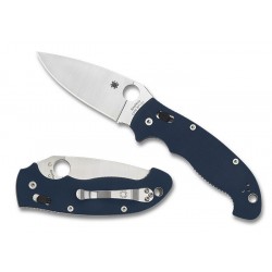 Nóż składany Spyderco Manix 2 XL Cobalt Blue, Satin CPM SPY27 by Eric Glesser (C95GPCBL2)