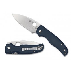 Nóż składany Spyderco Shaman Cobalt Blue G10, Satin CPM SPY27 by Sal Glesser (C229GPCBL)