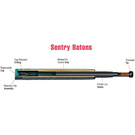 Pałka teleskopowa ASP Sentry 26" Santoprene, Friction Loc (52600) Pałka teleskopowa ASP Sentry 26" Santoprene, Friction Loc (52600)