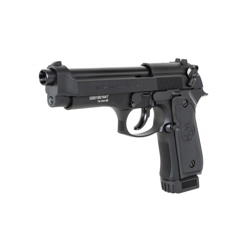 Pistolet ASG ICS BLE-BM9 Dual Power Czarny (z magazynkiem na CO2)