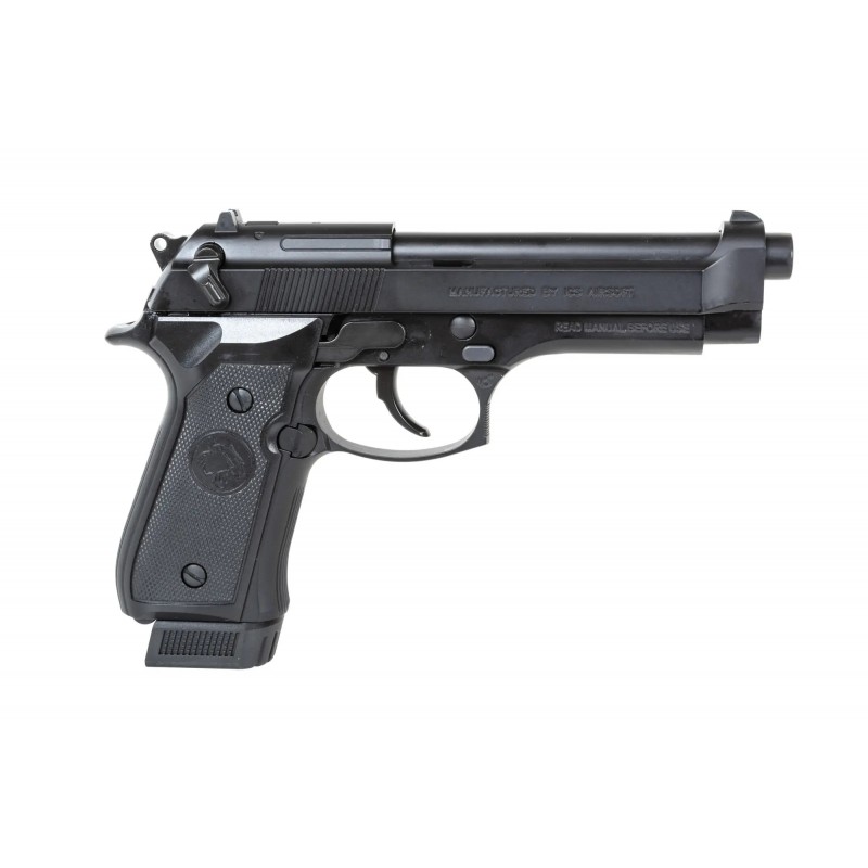 Pistolet ASG ICS BLE-BM9 Dual Power Czarny (z magazynkiem na CO2)