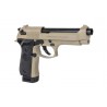 Pistolet ASG ICS BLE-BM9 Dual Power Half-Tan (z magazynkiem na CO2)