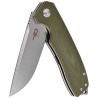 Nóż składany Bestech Lion Army Green G10, Stonewashed/Satin D2 (BG01B)