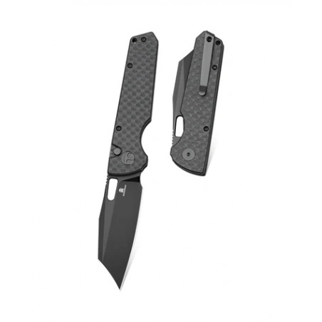 Nóż składany Bestechman Guardian Black G10 w/ Carbon Fiber Pattern, Black PVD D2 (BMK11E) Nóż składany Bestechman Guardian Black G10 w/ Carbon Fiber Pattern, Black PVD D2 (BMK11E)
