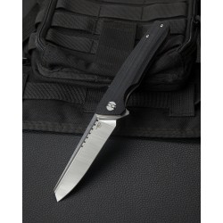 Nóż składany Bestech Slyther Black G10, Stonewashed/Satin 14C28N (BG51A-1)