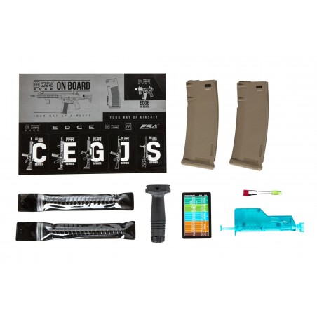 Karabinek ASG Specna Arms Daniel Defense® MK18 SA-P19 Prime™ HAL™ ETU z silnikiem bezszczotkowym Chaos Bronze Karabinek ASG Specna Arms Daniel Defense® MK18 SA-P19 Prime™ HAL™ ETU z silnikiem bezszczotkowym Chaos Bronze