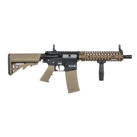 Karabinek ASG Specna Arms Daniel Defense® MK18 SA-P19 Prime™ HAL™ ETU z silnikiem bezszczotkowym Chaos Bronze Karabinek ASG Specna Arms Daniel Defense® MK18 SA-P19 Prime™ HAL™ ETU z silnikiem bezszczotkowym Chaos Bronze