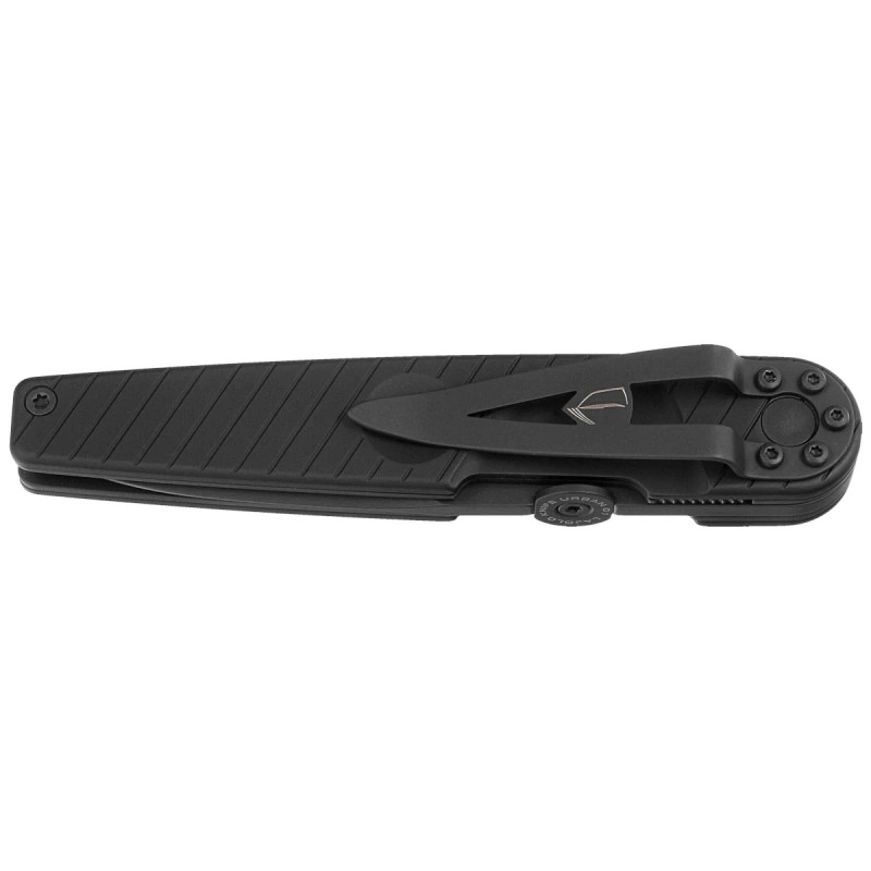 Nóż składany Extrema Ratio LKU01 Urban Dark Black Aluminium, Black MIL-C N690 by Danilo Rossi (04.1000.0243/U/BLK-BLK)