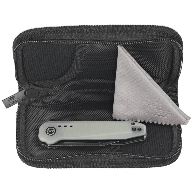 Nóż składany Bestech Syntax Transparent G10, Black Stonewash 154CM by Todd Knife and Tool (BG41C)