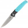 Nóż składany Bestech Swordfish Black/Light Blue G10, Satin 14C28N (BG62F)