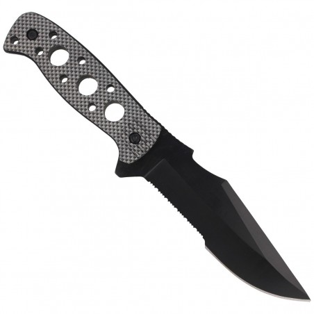 Nóż K25 Tactical Grey Aluminium, Black Titanium Coated (31824) Nóż K25 Tactical Grey Aluminium, Black Titanium Coated (31824)
