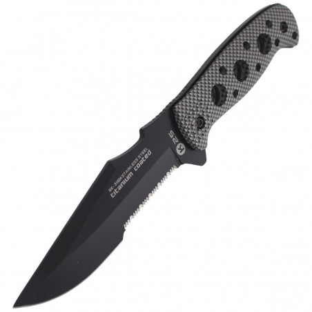 Nóż K25 Tactical Grey Aluminium, Black Titanium Coated (31824) Nóż K25 Tactical Grey Aluminium, Black Titanium Coated (31824)