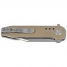 Nóż składany Bestech Syntax CP Beige G10, Stonewashed/Satin CPM 154CM by Todd Knife and Tool (BG41B)
