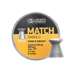 Śrut diabolo JSB Match Middle 4,51 mm 500 szt.