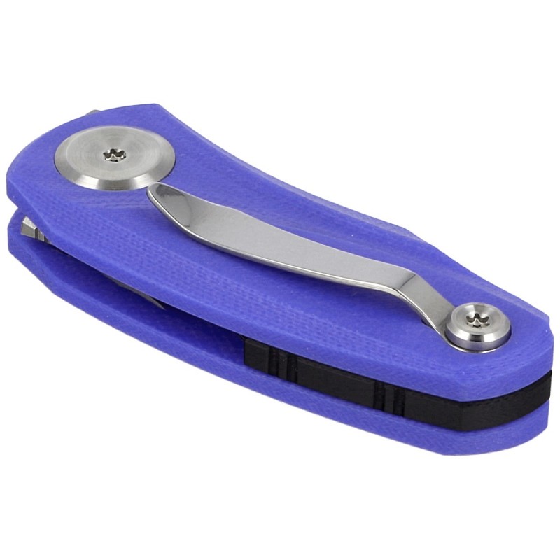 Nóż składany Bestech Tulip Blue G10, Satin / Stonewash 14C28N by Ostap Hel (BG38D)