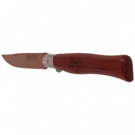 Nóż składany MAM Bronze Titanium, Bubinga Wood 105mm (2062)