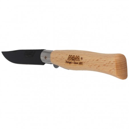 Nóż składany MAM Black Titanium, Beech Wood 105mm (2064)