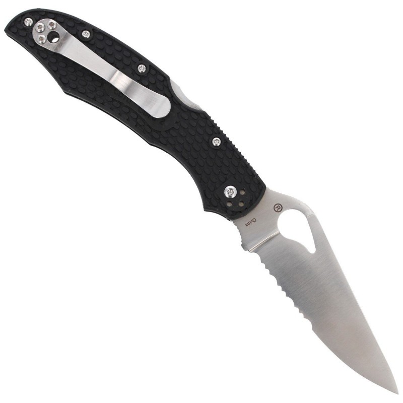 Nóż Spyderco Byrd Cara Cara 2 FRN Black, Combination (BY03PSBK2)