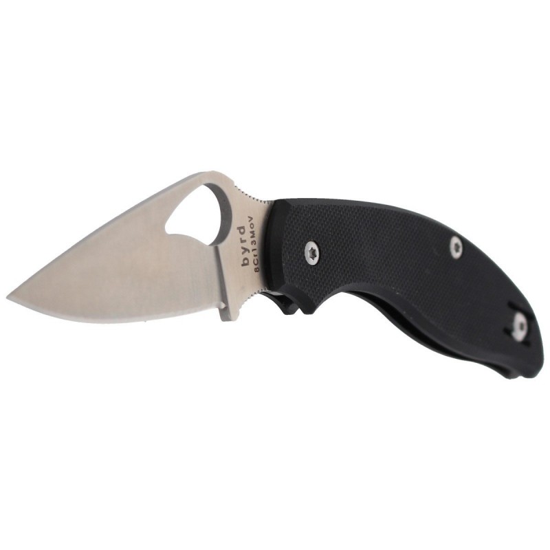 Nóż Spyderco Byrd Tern G-10 Black, Plain (BY23GP)