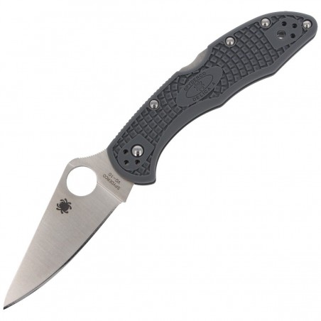 Nóż Spyderco Delica 4 FRN Gray Flat Ground Plain (C11FPGY) Nóż Spyderco Delica 4 FRN Gray Flat Ground Plain (C11FPGY)