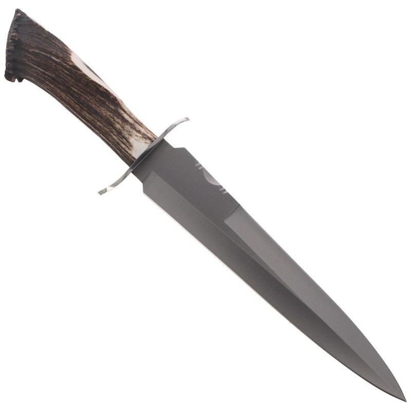 Nóż Muela Bear-24S Remate Crown Stag, Satin X50CrMoV15