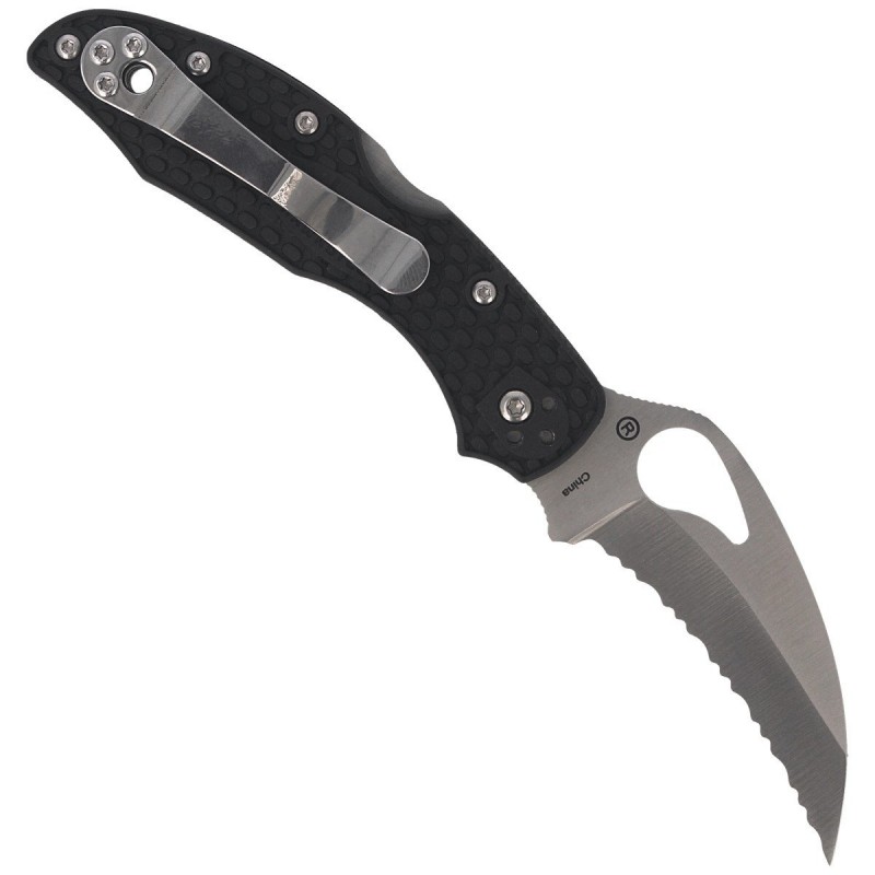 Nóż Spyderco Hawkbill Byrd FRN Black, Spyder (BY22SBK)