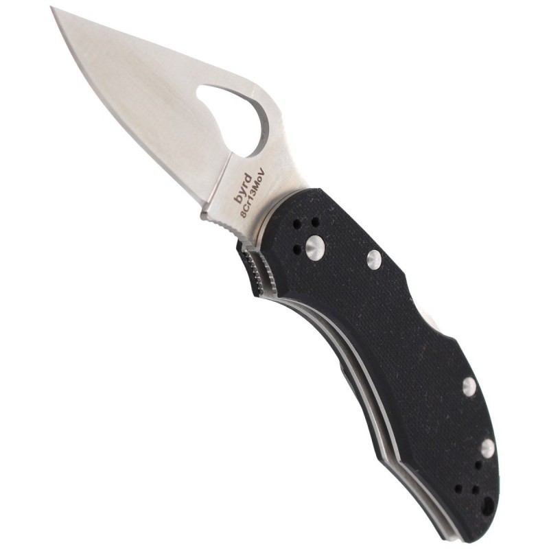 Nóż Spyderco Byrd Robin 2 G-10 Black, Plain (BY10GP2)