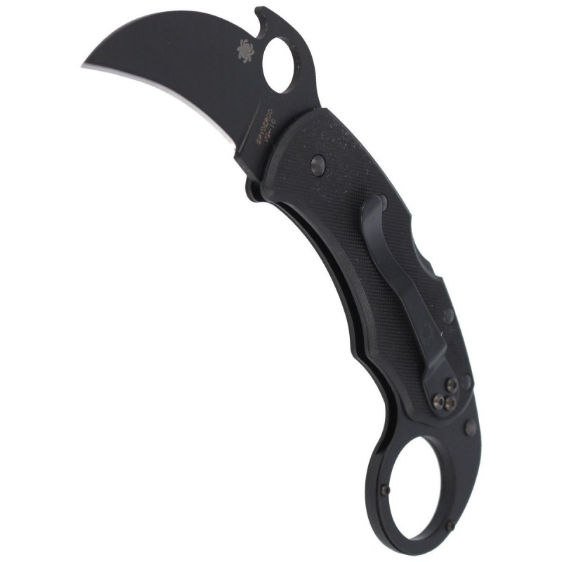 Nóż składany Spyderco Karambit Karahawk G-10 All Black (C170GBBKP)