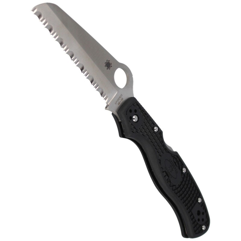 Nóż Spyderco Rescue 3 FRN Black Spyder (C14SBK3)